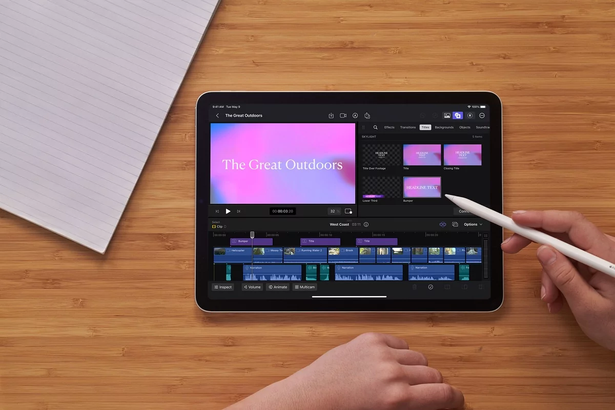 Apple выпустит Final Cut Pro и Logic Pro на iPad: они не уступают десктопным версиям