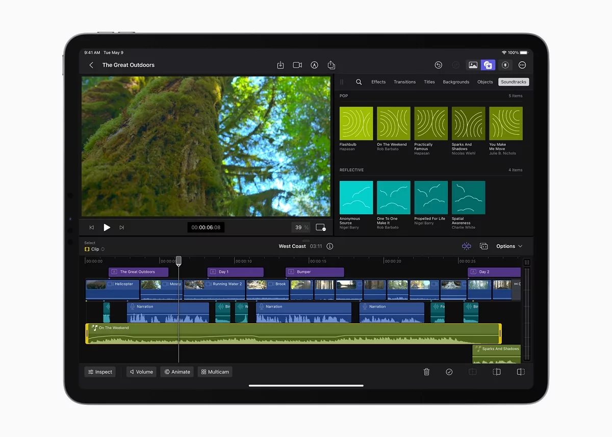 Apple выпустит Final Cut Pro и Logic Pro на iPad: они не уступают десктопным версиям