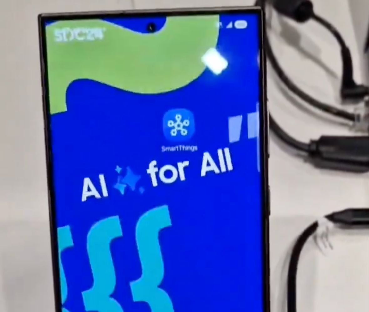 Galaxy S24 Ultra с Android 15 показали на видео