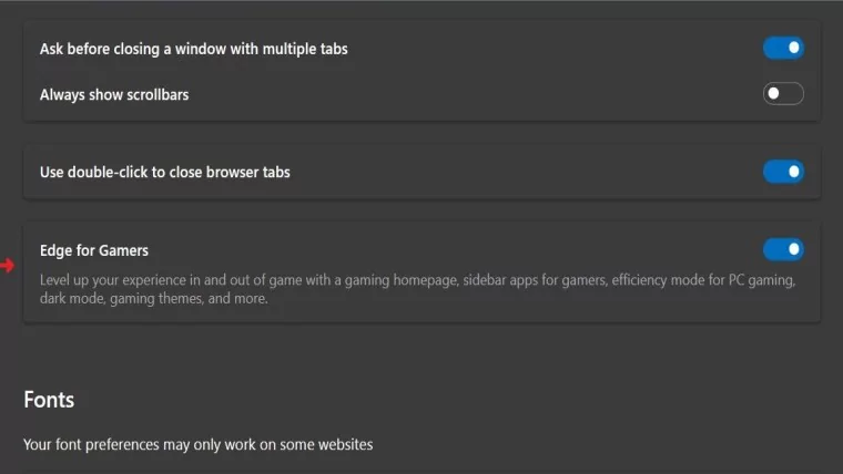 Microsoft готовит новый режим браузера Edge: специально для геймеров