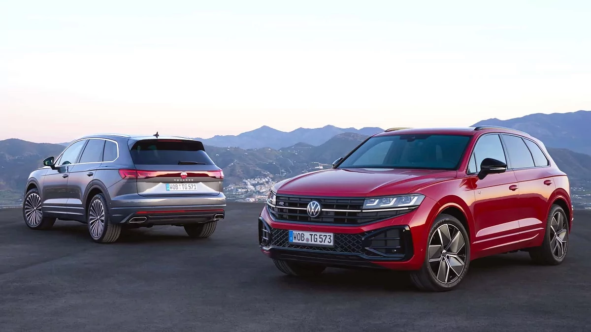 Светящийся логотип и ночное видение: Volkswagen представила новый Touareg