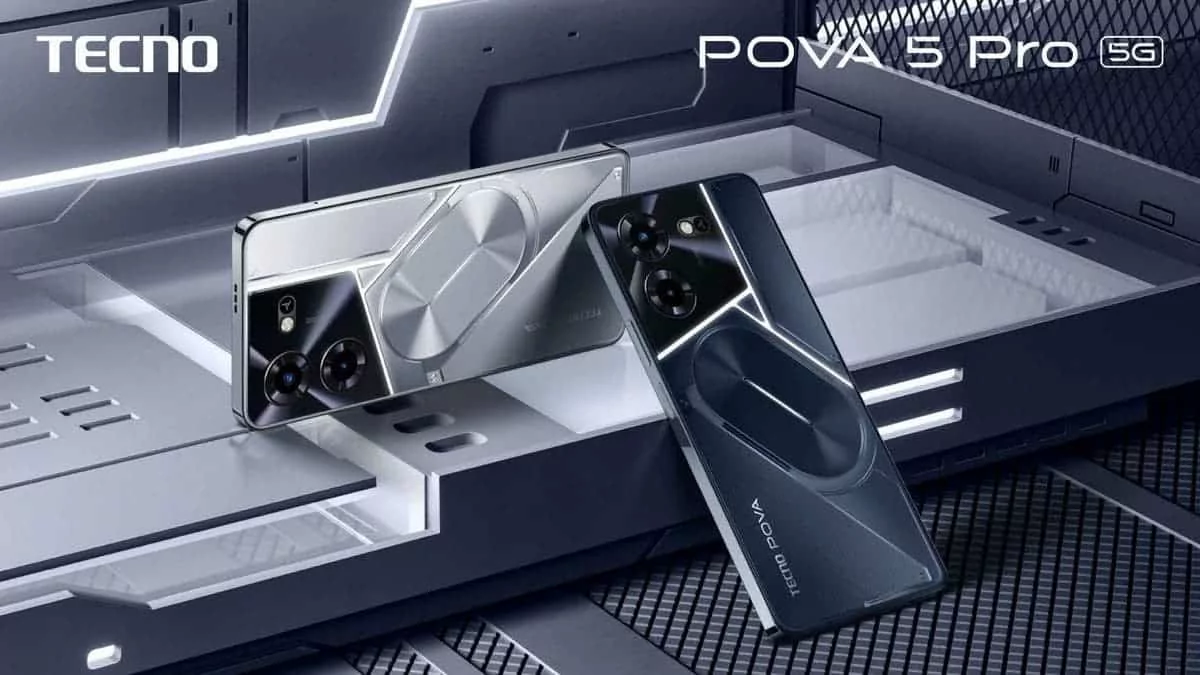 TECNO представила POVA 5 Pro 5G: с дышащей подсветкой и мощным железом для геймеров
